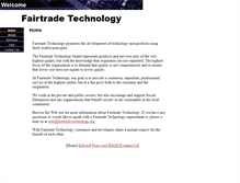 Tablet Screenshot of fairtrade-technology.org